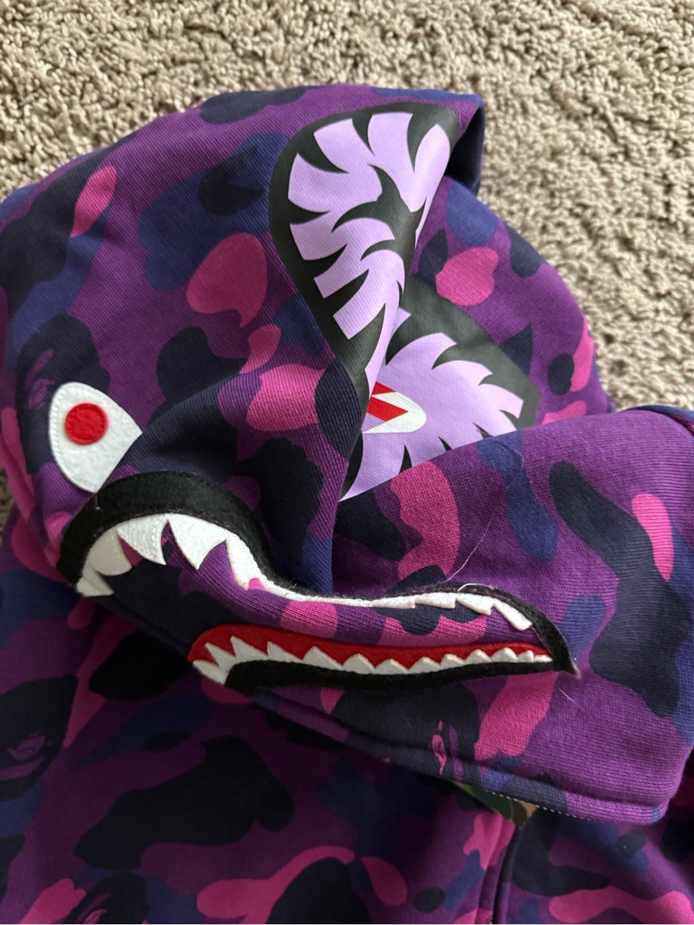 Stray kids x bape hoodie